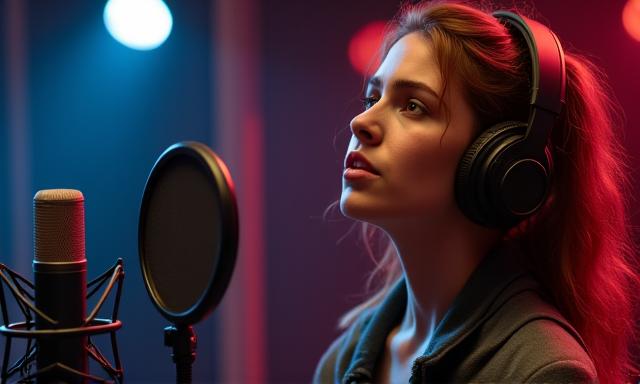Student recording sessions and music showcase